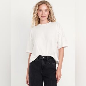 Old Navy Oversized Crew-Neck Embellished T-Shirt